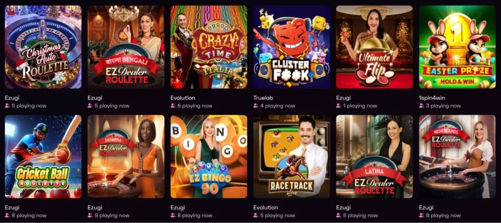 Live Dealer Games